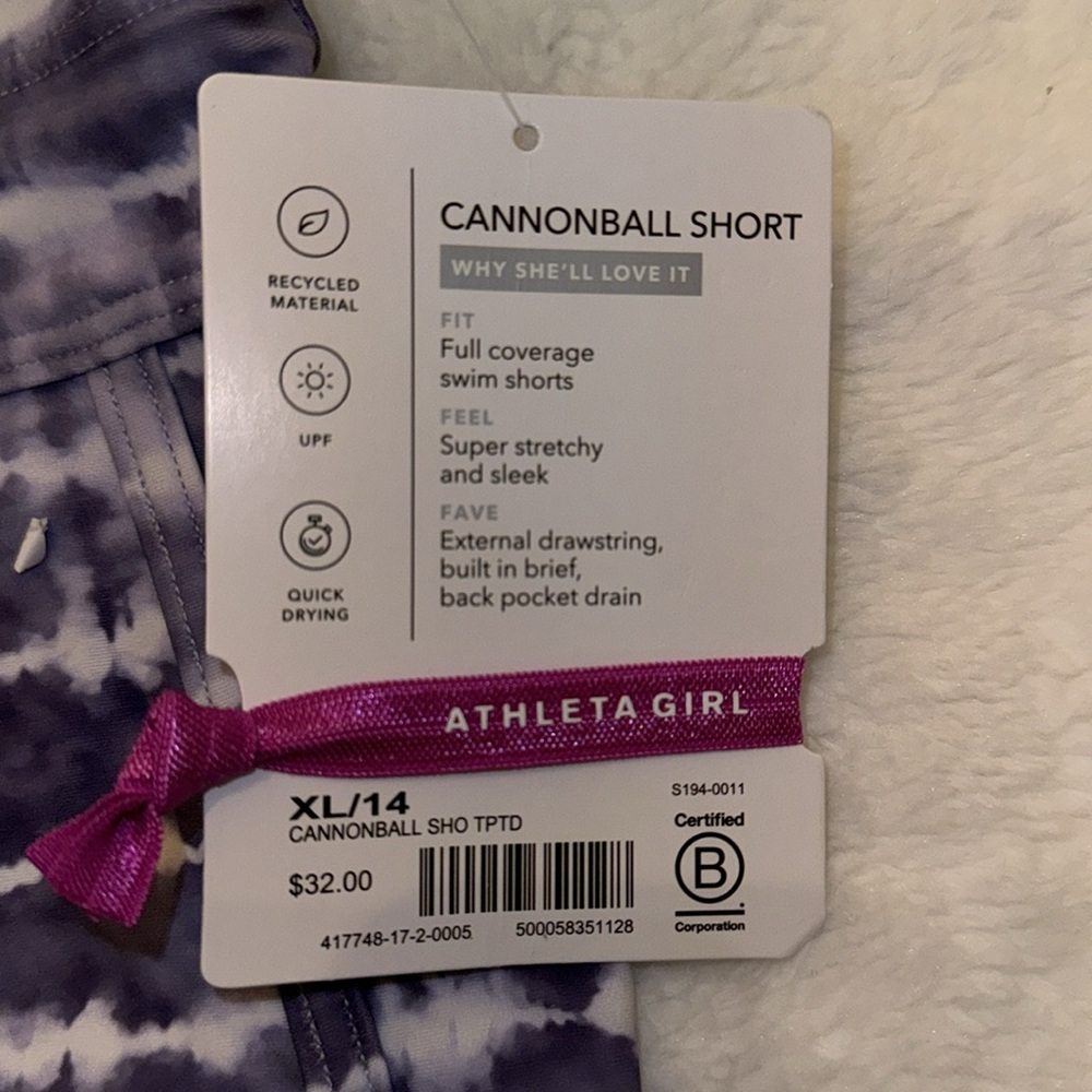 Athleta Girls Cannonball Short XL/14 - Picture 5 of 5
